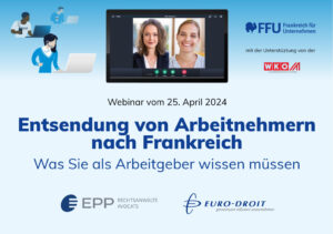 Webinar Entsendung von Arbeitnehmern nach Frankreich